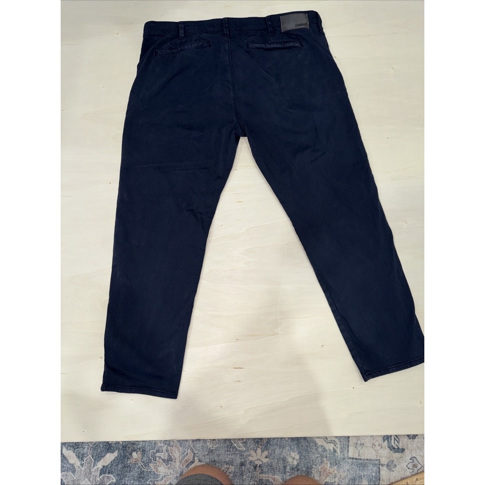 Mavi Johnny Slim Leg Chino Pants Navy Blue Men's Size 38/28 - Picture 2 of 11